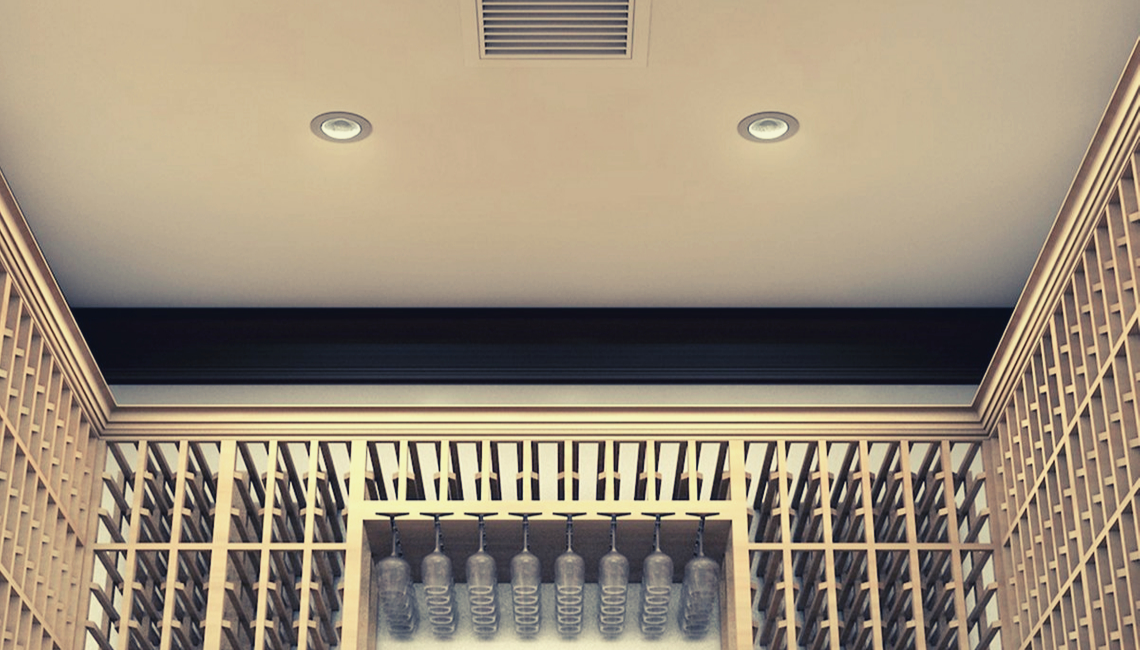 Wine cellar cooling coordination for contractors